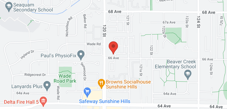 map of 109 6628 120TH STREET
